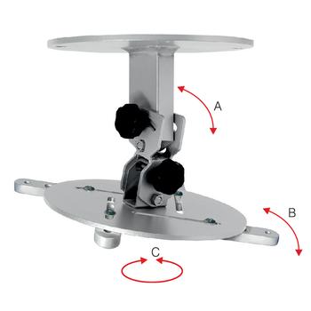 Omb Projektorin kattoteline 10 cm - Tilt: +/-30 astetta max paino 15kg (16080)
