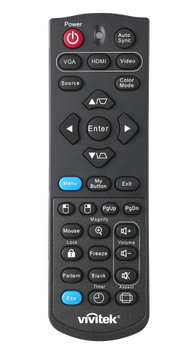VIVITEK D2 series - Remote Control DS234/ DX255 (XX5040001900)