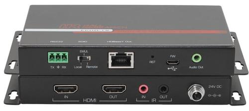 Hall Technologies 1 Channel HDBaseT Sender - 1 Channel HDBaseT Sender With Analog Audio Extraction HDMI input and HDMI loop O (ECHO-1S)