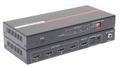 Hall Technologies 1x4 HDMI Splitter - 1x4 HDMI Splitter, 4K 60Hz 4:4:4 HDCP 2.2 Audio out & Scaler