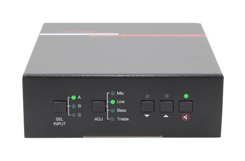 Hall Technologies 40 Watt Audio Amp - 40 Watt Audio Amp for 70V or 100V Systems with RS-232 Control (AMP-7040)