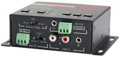 Hall Technologies 40 Watt Audio Amplifier - 40 Watt Audio Amplifier with Microphone Mixer and RS-232 Control