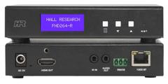 Hall Technologies AV and control over IP Receiver - AV and control over IP Receiver with Extracted Audio, RS232 over IP & IR