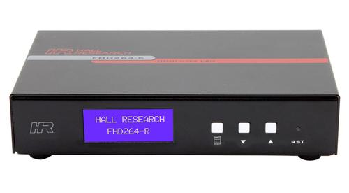 Hall Technologies AV and control over IP Receiver - AV and control over IP Receiver with Extracted Audio, RS232 over IP & IR (FHD264-R)