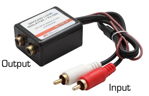 Hall Technologies Stereo Audio Ground-Loop Isolator - Stereo Audio Ground-Loop Isolator & Filter with RCA Connectors (GLI-RCA)