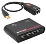 Hall Technologies USB 2.0 on Cat6 Extender Kit with Hub - USB 2.0 on Cat6 Extender Kit with Hub