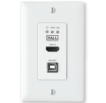 Hall Technologies Discovery 1, 70-meter Transmitter - Discovery 1, 70-meter Transmitter. Single Gang US Wall Plate (HT-DSCV1-70-TX)