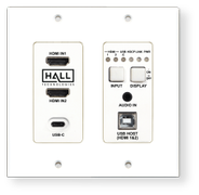 Hall Technologies Discovery 2, 70-meter Transmitter - Discovery 2, 70-meter Transmitter. Double Gang US Wall Plate