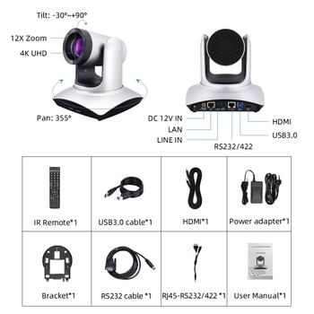 Kato Vision Full HD Kääntöpääkamera - 20X, USB3.0+HDMI+IP(4K) (KT-UH40GH)