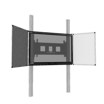 Conen Mounts Pylon manuaalisella korkeussäädöllä - Tussitaulusiivet (PYFKL-IFPD-W)