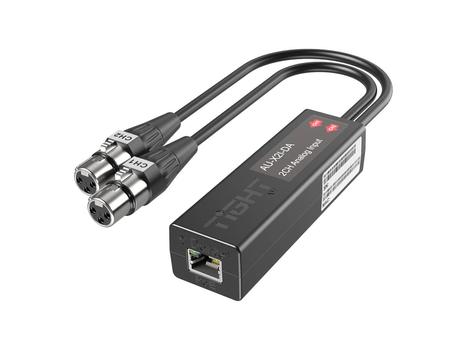 TightAV DANTE 2-CHANNEL XLR INPUT ADAPTER (AU-X2I-DA)