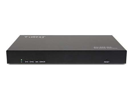 TightAV AU-202-DA | 2x2 Dante Interface With 2 Mic/Line Inputs and 2 Line Outputs (AU-202-DA)