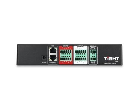 TightAV DSP-AEC-0606 | Audio DSP with AEC, 4-In/ 4-Out Analog and 2x2 USB (DSP-AEC-0606)