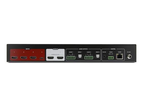 TightAV MSW-H412AC-DS | 18G HDMI 2.0 4x2 Matrix Switcher With USB-C (MSW-H412AC-DS)