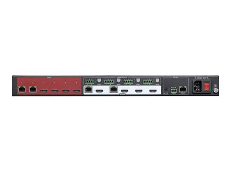 TightAV MSW-H614A-HDBT | 6x4+2 4K60 HDMI 2.0  matrix switch with HDBaseT (MSW-H614A-HDBT)