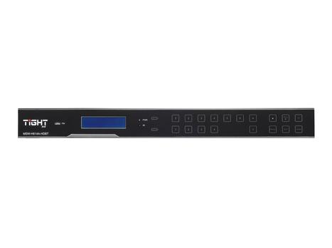 TightAV MSW-H614A-HDBT | 6x4+2 4K60 HDMI 2.0  matrix switch with HDBaseT (MSW-H614A-HDBT)