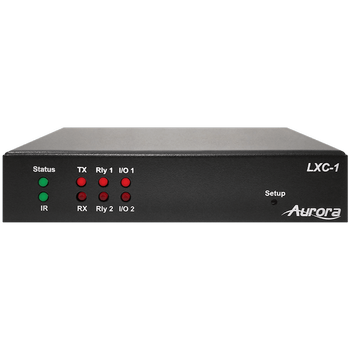 Aurora Multimedia Control port expansion box with serial, relay, I/O, IR, and Ethernet control ports (LXC-1-G2)