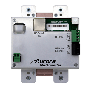 Aurora Multimedia 2 input HDBaseT transmitter wall plate (330/ 600-ft VGA & HDMI, white) (DXW-2-W)