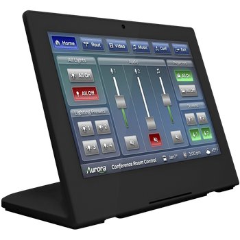 Aurora Multimedia 10 desktop ReAX touch panel control system with Ethernet, WiFi, and NFC (black) (RXT-10D-B)