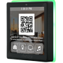 Aurora Multimedia 4 1:1 aspect ratio wall mount ReAX touch panel control system with serial, relays, I/O, IR, and Ethernet control ports (black) (RXT-4WM-B)