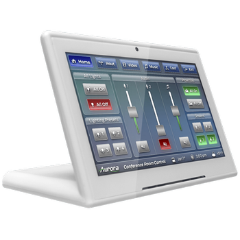 Aurora Multimedia 8 desktop ReAX touch panel control system with Ethernet and WiFi (white) (RXT-8D-W)