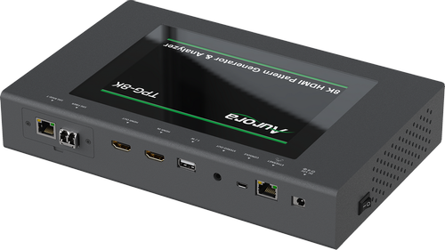 Aurora Multimedia 8K HDMI 2.1 Test Pattern Generator & Analyzer with SDVoE Option and AVoIP Tests (TPG-8K)