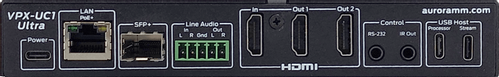 Aurora Multimedia 4K60 1G Unified Communication AVoIP Transceiver (VPX-UC1-ULTRA)