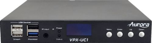Aurora Multimedia 4K60 1G Unified Communication AVoIP Transceiver (VPX-UC1-ULTRA-1TB)