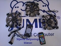 JUMBO Jumbo RGB Fan 120mm med Kontroller