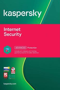 KASPERSKY Kaspersky Internet Security  Licensnøgle (E-Mail) Ny eller Fornyelse 3 Brugere / Multidevice (87078)