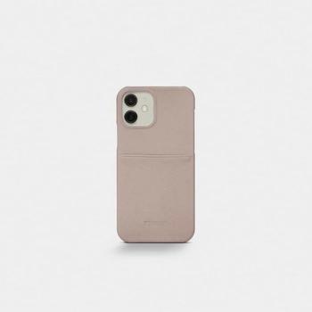 TRUNK Leather Back Cover iPhone 12 Minille, roosa (TR-BC1254-ROS)