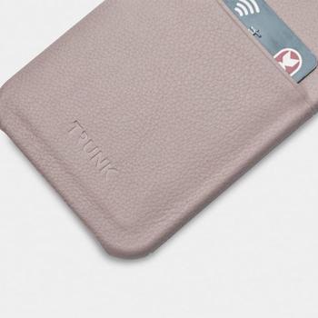TRUNK Leather Back Cover iPhone 12 Minille, roosa (TR-BC1254-ROS)