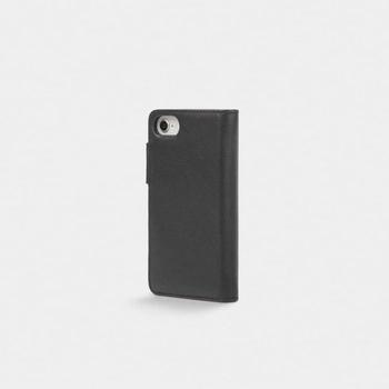 TRUNK Leather Wallet 2-in-1 iPhone 6/7/8/SE -malleille,  musta (TR-WA678-BLK)
