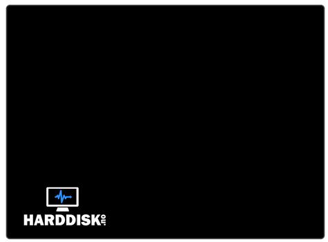 HARDDISK Musematte Medium Svart (hddmat)
