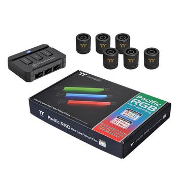 THERMALTAKE Pacific RGB LED-Fittings - Hardtube 16/12mm G1/4 (WAZU-758)