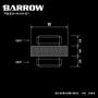 Barrow Mini Gjengekonverter Svart (TB2D-MINI01B)