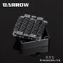 Barrow Aluminium Heatsink for DDC pumper Svart (DCHL-V2B)