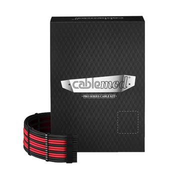 CableMod PRO ModMesh AXi, HXi & RM Kit - BLACK / RED (CM-PCSI-FKIT-NKKR-R)