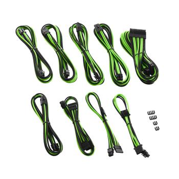 CableMod Pro Black/ Green RMi/RMx Kit ModMesh (CM-PCSR-FKIT-NKKLG-R)