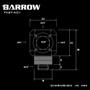 Barrow Roterbar Multiblokk 5-vei Svart (TX5T-A01B)