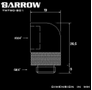 Barrow 90° Svivel Krom (TWT90S-V2K)