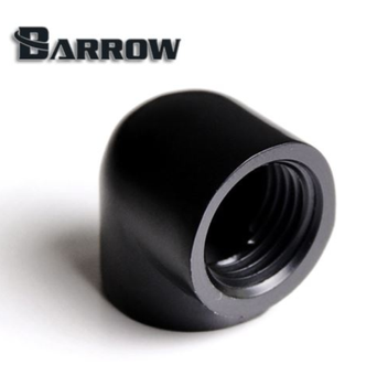 Barrow 90° Dobbel 1/4'' Svart (TWT90SSNB)