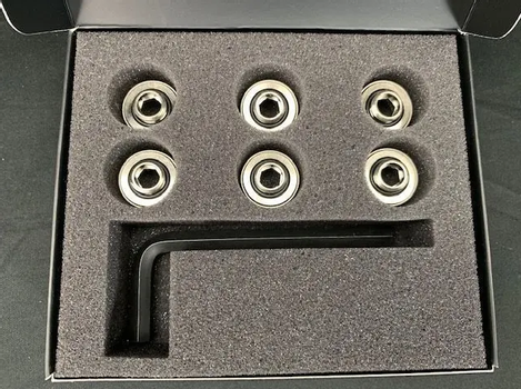 OPTIMUS Hardline Fitting - 12mm - Nickel - 6 Pack (op-fit-hard-12mm-nickel-6pack)