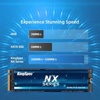 Kingspec M.2 2TB NVMe PCIe3.0 x4 3500MB/s SSD (NX-2TB-2280)