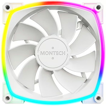MONTECH RX140 PWM White - 140mm ARGB reverse flow (RX140 PWM WH)