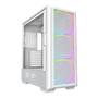 MONTECH Sky Two GX White - Midi-tower, E-ATX, 3x ARGB PWM fans