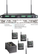 MIPRO ACT-314/ ACT-32TC x 4 5A