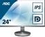 AOC I2490VXQ/ BT 24IN IPS LCD 1920X1080 4MS GTG 16:9 IN MNTR