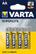 VARTA Batterie Zink-Kohle, Mignon, F-FEEDS