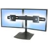 ERGOTRON DOUBLE MONITOR HORZ STAND BLACK IN